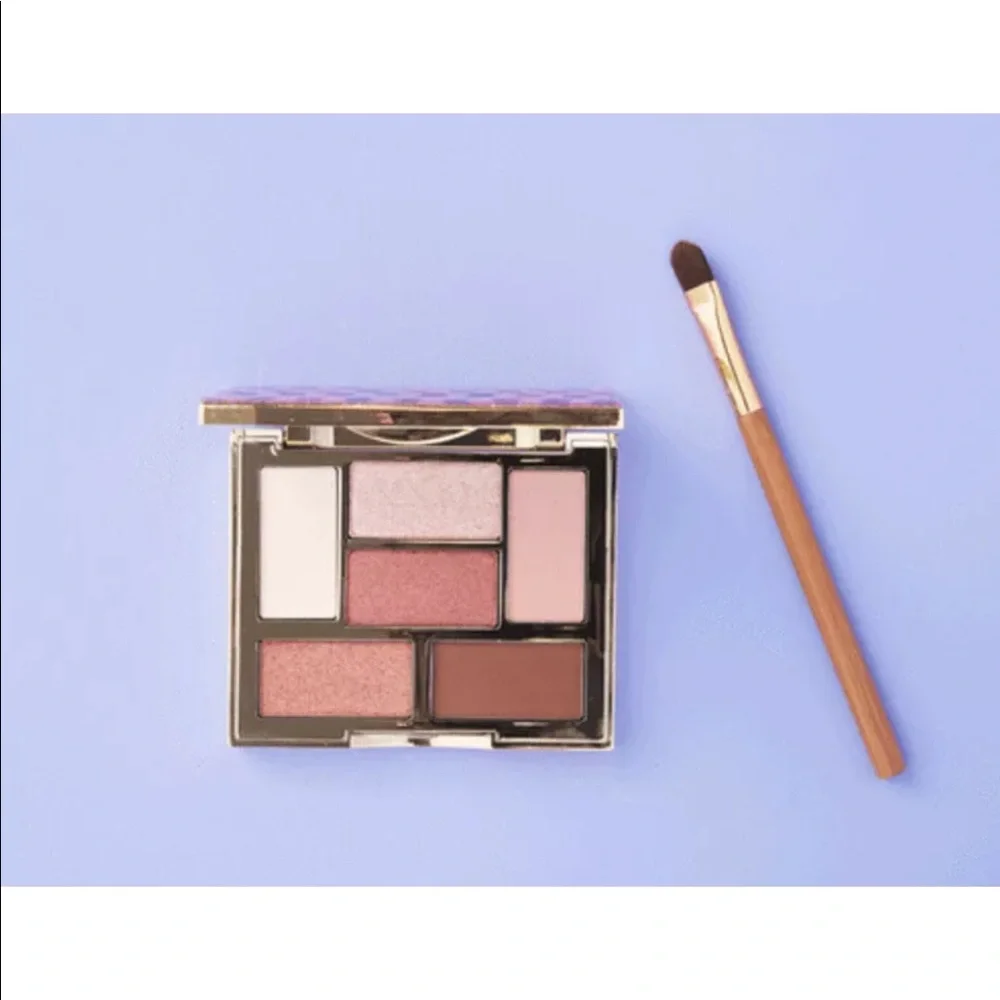 TARTE Turn Up The Glam Eyeshadow Palette Brush Kit $54 Val